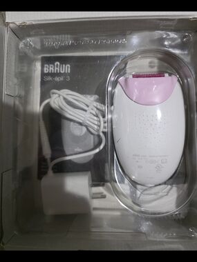 Braun Silk-epil 3 Pink & White Gentle Epilator